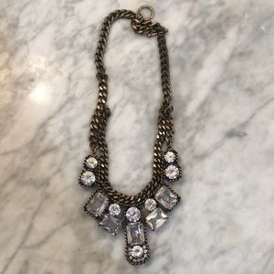 Gold, Statement Necklace from Ann Taylor